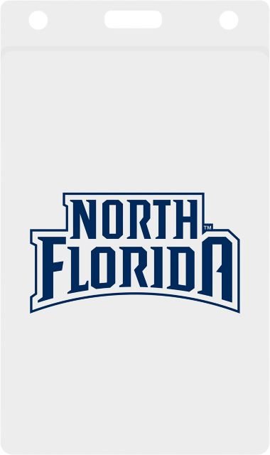 University of North Florida Thumb Notch Card Guard