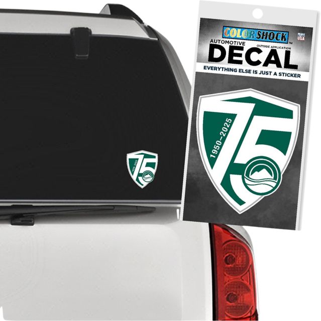 Shasta College 75th Anniversary Decal