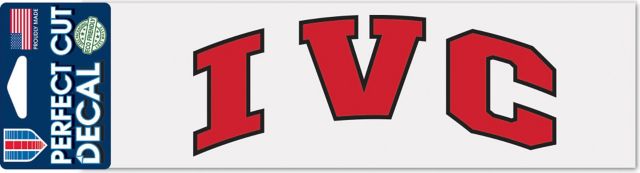 Imperial Valley College 3'' x 10'' Perfect Cut Decal