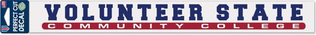 Volunteer State Community College 2'' x 17'' Perfect Cut Decal