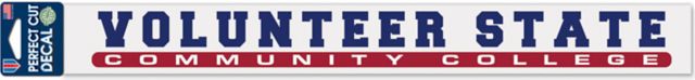 Volunteer State Community College 2'' x 17'' Perfect Cut Decal