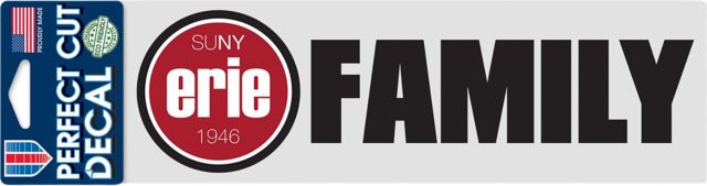 Erie Community College 3x10 Family Decal