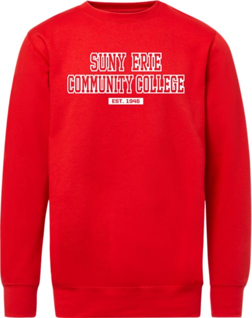 Erie Community College Kats Fleece Crewneck