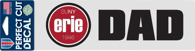Erie Community College 3'' x 10'' Dad Decal