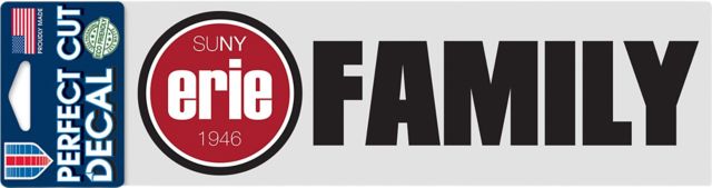 Erie Community College 3x10 Family Decal