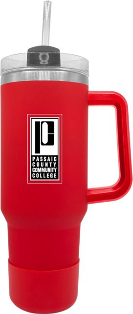 Passaic County Community College 40 oz. Straw Tumbler