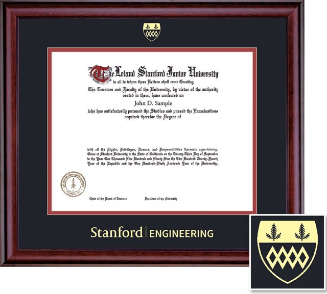 Stanford University 8 5 X 11 Value Price Academic Diploma Frame Stanford University