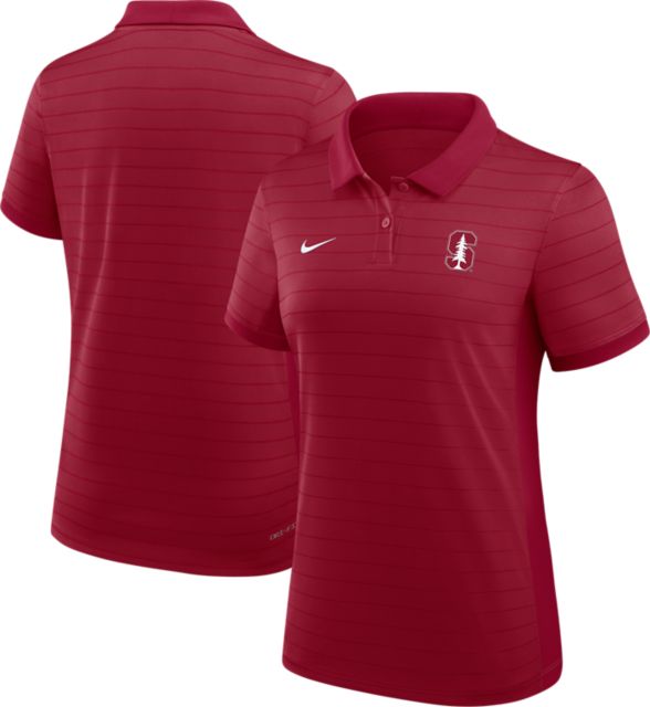 Stanford University Cardinal Dri-Fit Victory Striped Women's Polo