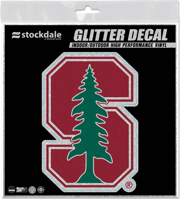 Stanford University 6x6 in. Glitter Decal