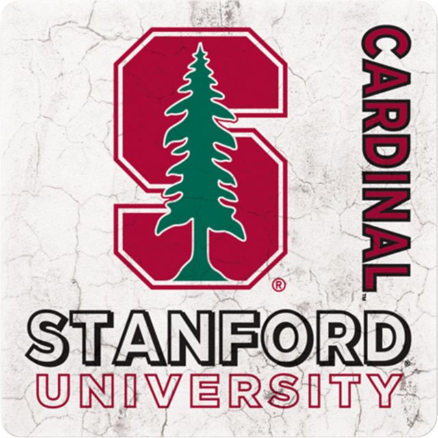 Stanford University Cardinal 4" x 4" Coaster
