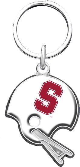 Stanford University Football Helmet Keychain