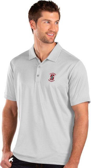 Standford Cardinals Under Armour Heatgear Maroon 3 Button Golf Polo T-Shirt  (L)