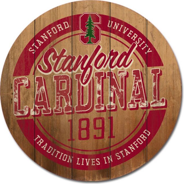 Stanford University Barrel Top Wall Mount 26''x26'' - ONLINE ONLY