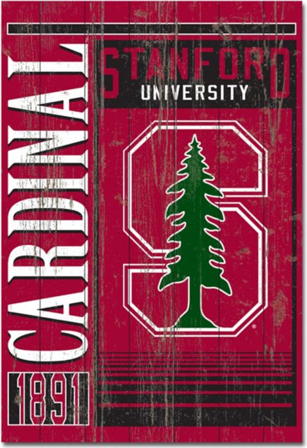 Stanford University 25''x 36'' Showcase Plank Sign - ONLINE ONLY
