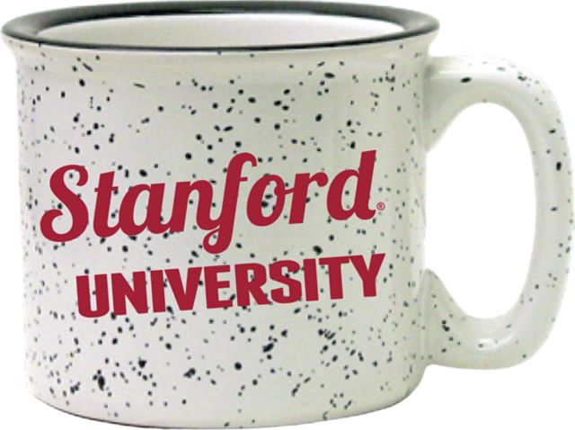 Stanford University Cardinal Speckled Mug