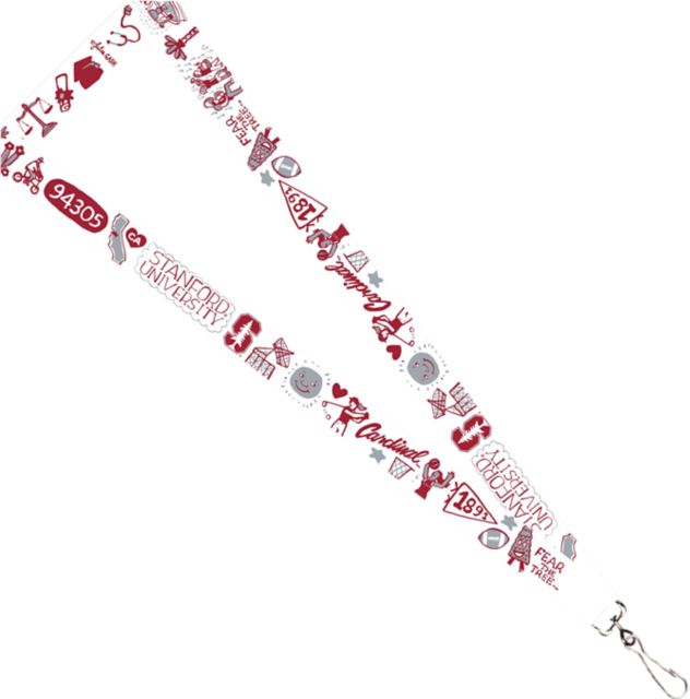 Stanford University Julia Gash 3-4'' Satin Lanyard