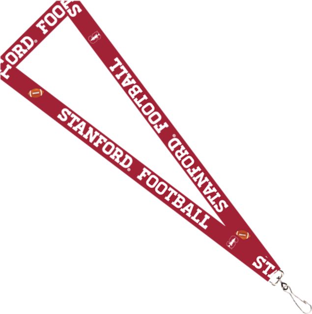 Stanford University 3/4'' Football Lanyard