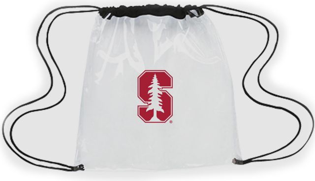 Stanford University Clear Drawstring Tote