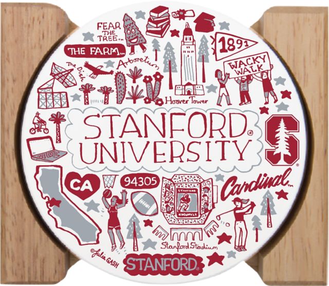 Stanford University Julia Gash Coaster Set