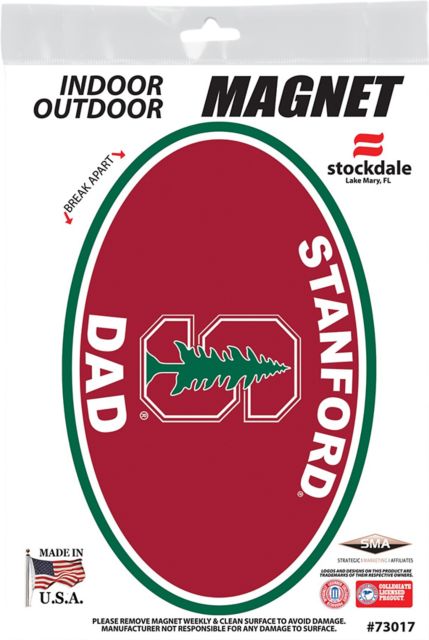 Stanford University Dad 3.5 x 5.5 Oval Magnet