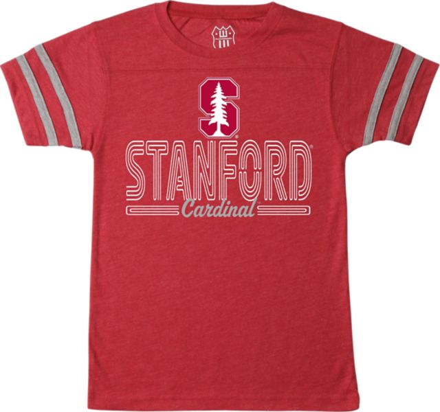 Stanford University Cardinal Youth Backfield Short Sleeve T-Shirt