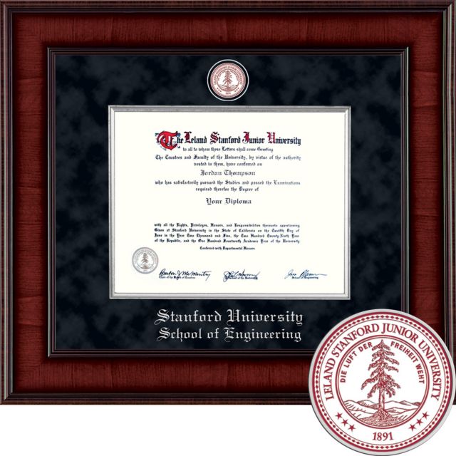 Church Hill Classics Presidential Diploma Frame. School of Engineering  - ONLINE ONLY