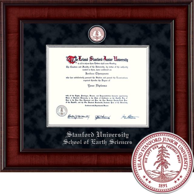 Church Hill Classics Presidential Diploma Frame. School of Earth Sciences  - ONLINE ONLY