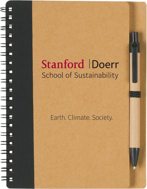 Stanford University Doerr School of Sustainability 5/7 Notebook w/ Pen