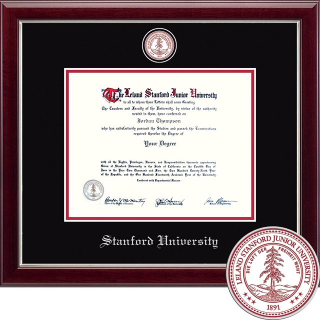 Stanford University 8.5 x 11 Masterpiece Diploma Frame