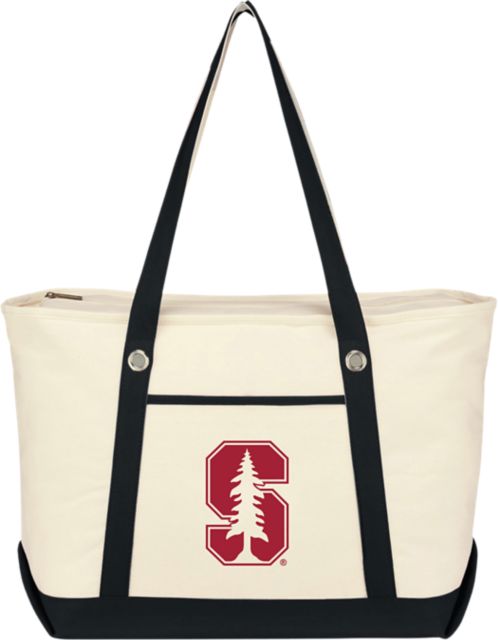 Stanford University Canvas Zippered Tote Bag