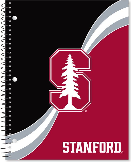 Stanford University Full color imprinted 1 Subject College Ruled Notebook, 11" x 8.5"
