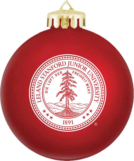 Stanford University Round Shatterproof Ornament