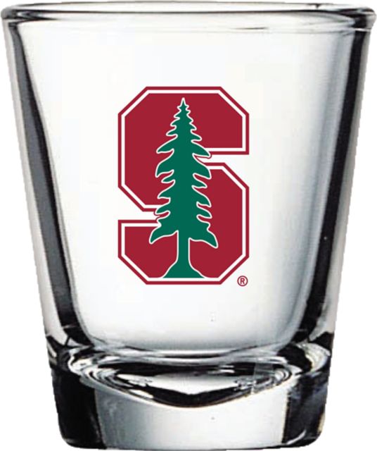 Stanford University Cardinal 1.5 oz. Collector's Glass