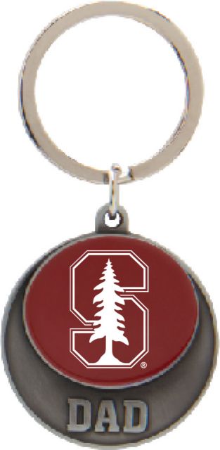 Stanford University Dad Keychain