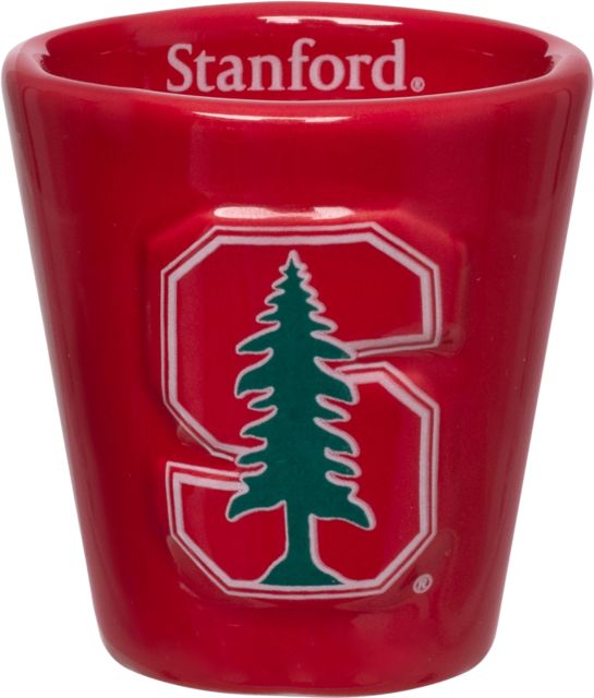 Stanford University Cardinal Mini Ceramic Collector's Glass