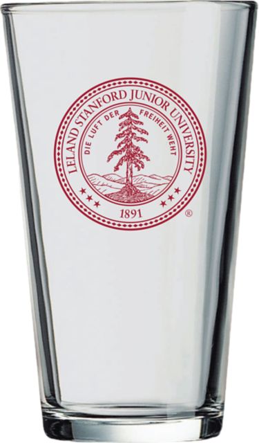 Stanford University 16 oz. Drink Glass