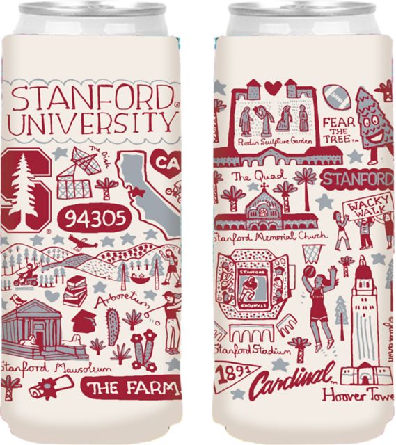 Stanford University Slim Can Coozie