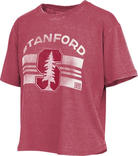Stanford University Women's Cropped Short Sleeve T-Shirt