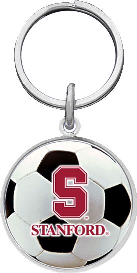 Stanford University Soccer Keychain