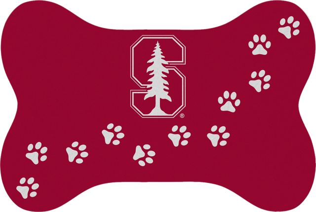 Stanford University Bone Shaped Pet Mat