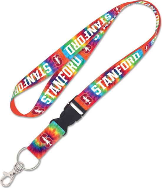 Stanford University 1'' Tiedye Lanyard