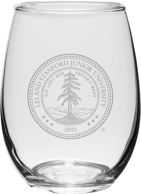 Stanford University 21 oz. Stemless Wine Glass