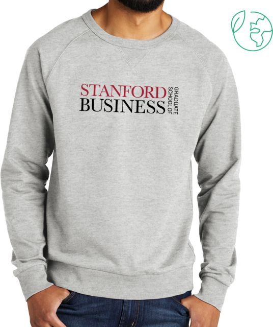 Stanford Allmade Light Organic French Terry Crewneck Sweatshirt Graduate School of Business - ONLINE ONLY