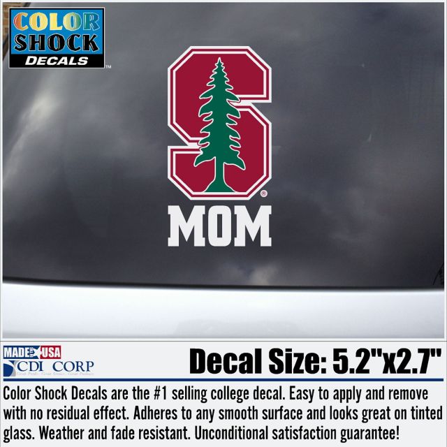 Stanford University Cardinal Mom Decal