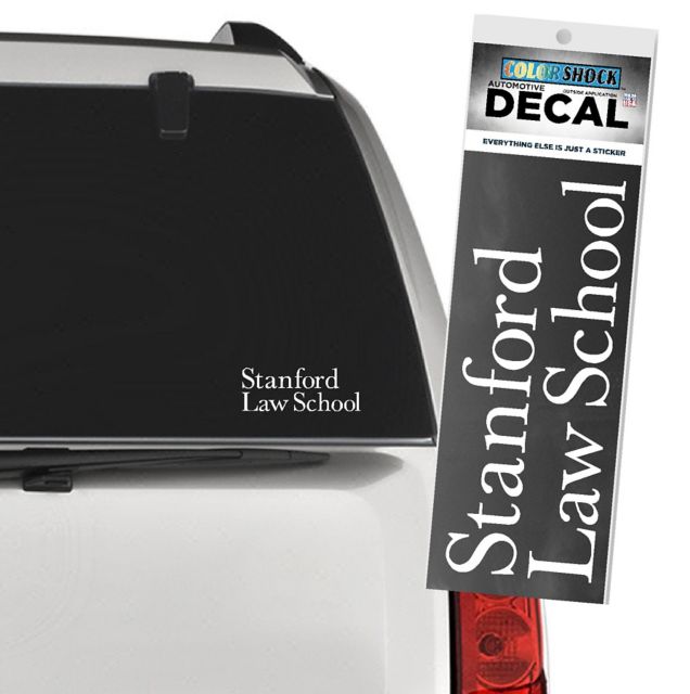 Stanford University School of Law Decal