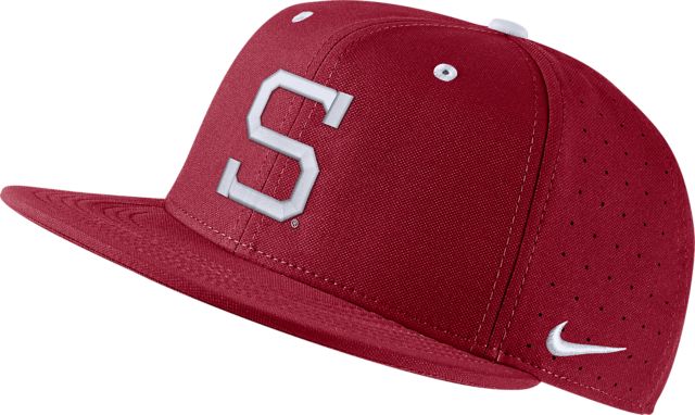 Stanford Cardinal Nike Aero True Baseball Performance Fitted Hat - Cardinal