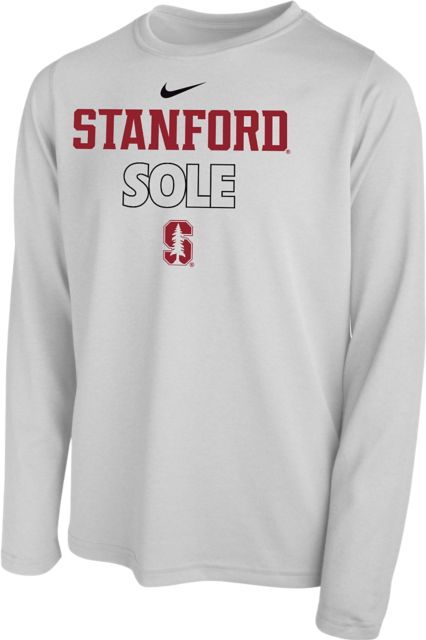  Stanford University Official Cardinals Logo Youth Long Sleeve T  Shirt,Athletic Heather, Small : Sports & Outdoors