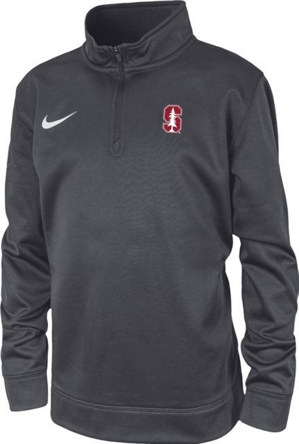 Stanford University Cardinal Youth Boys 1 4 Zip Pullover Multicolor Nike Black Youth Medium