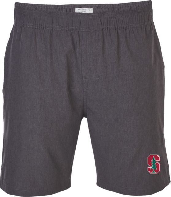 Men's Concepts Sport White/Charcoal Stanford Cardinal Alley Fleece Shorts