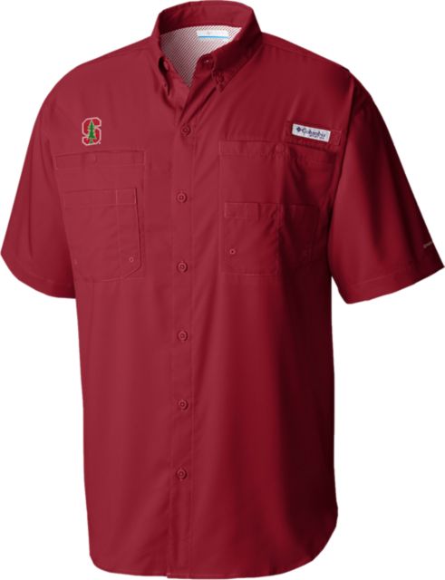 Stanford University Cardinal Short Sleeve Tamiami Shirt